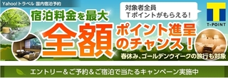 2017 4 ヤフートラベル 宿泊料金を最大全額ポイント進呈.jpg